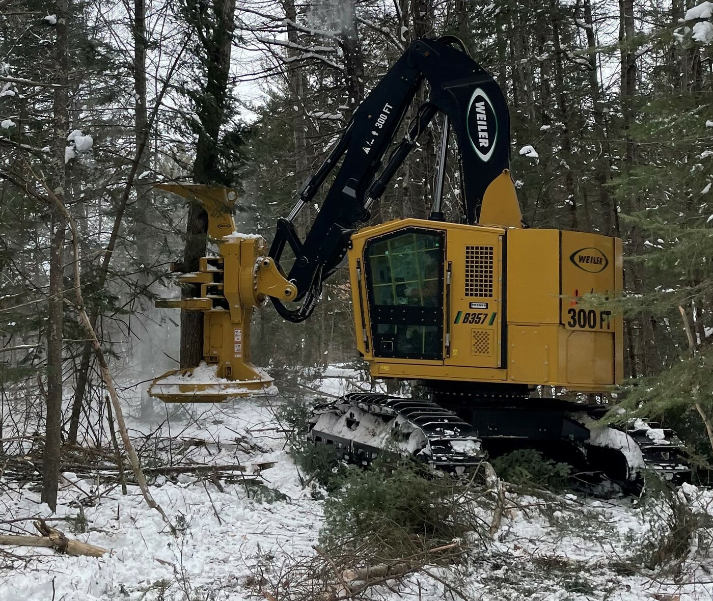 Weiler B357 Track Feller Buncher